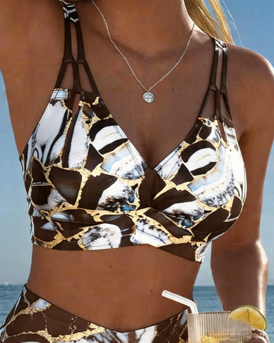 Bikini Pasek Wycięcie Projektantki