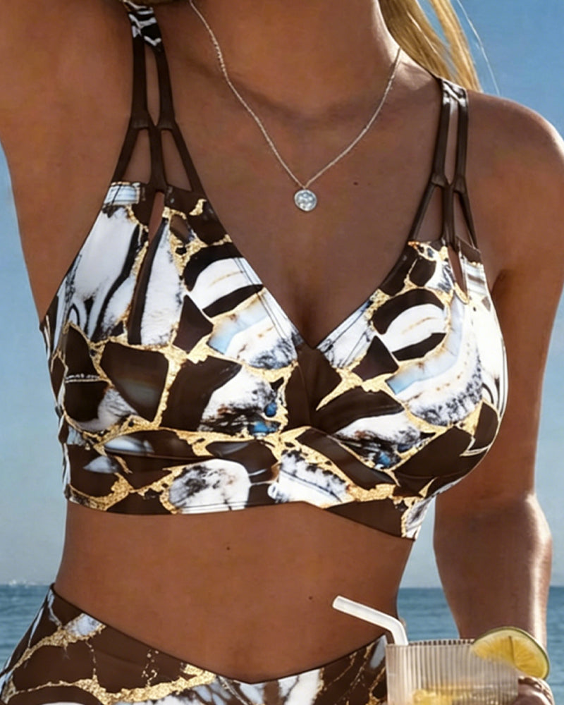 Bikini Pasek Wycięcie Projektantki