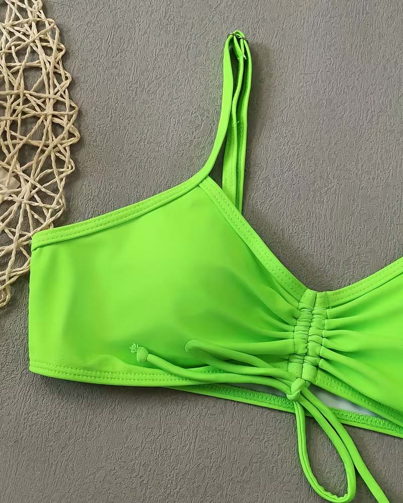 Bikini Opaska Na Szyję Kamizelka Tropikalny Liść