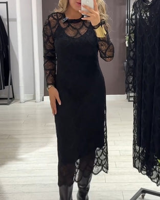 Zestaw Cover Up & Sukienka Cami Koronka