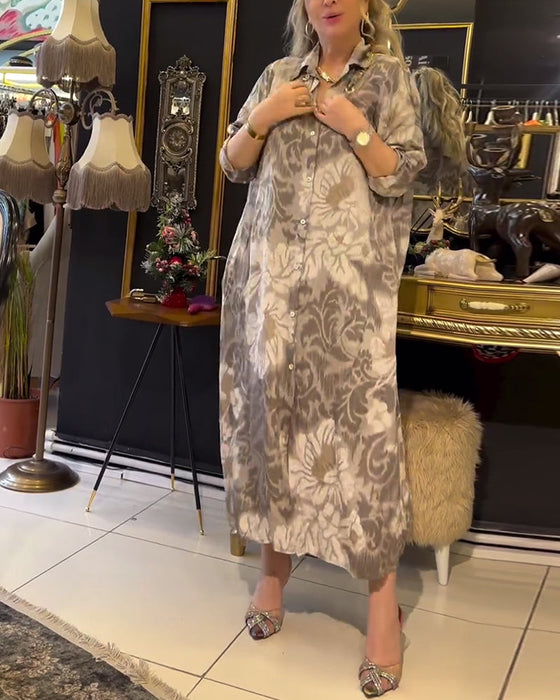 Sukienka z guzikami w stylu vintage