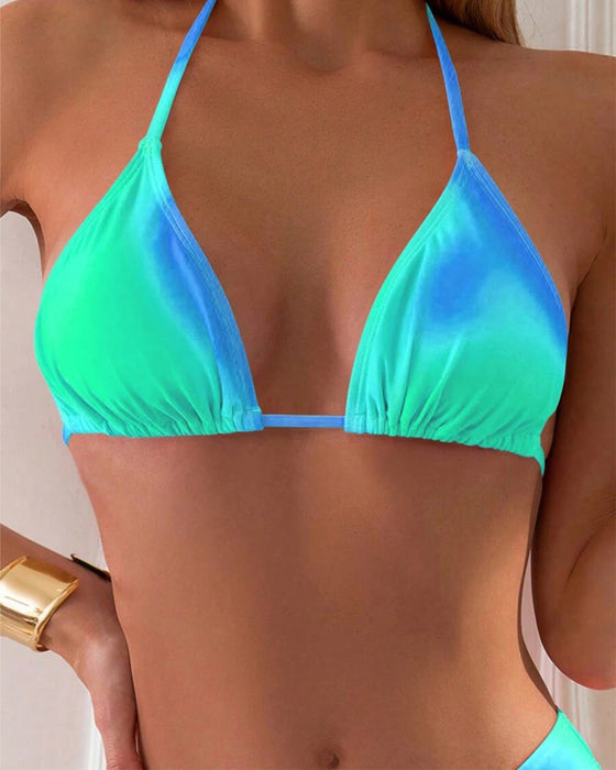 Bikini Tie Dye Drukowany