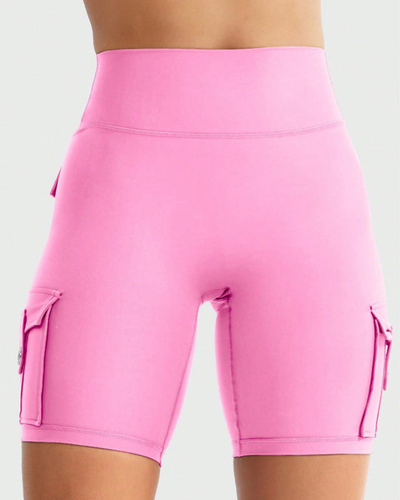 Legginsy Damskie Wielokieszonkowe Rowerowe Capri