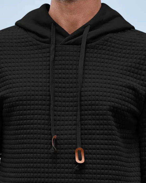 Hoodie Męski Z Kapturem Jednolity