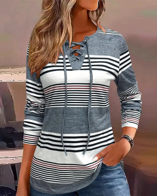 T - Shirt Z Paskówkami Dla Casual Ubrania