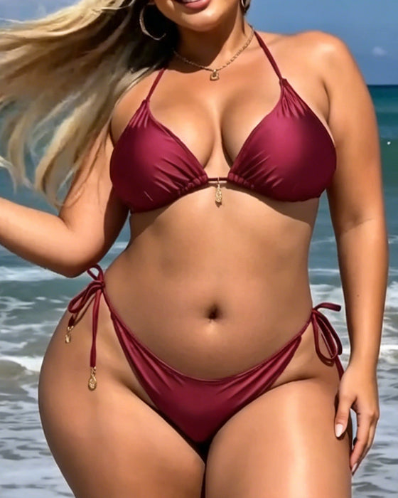 Bikini Seksowny Trójkątny Kielich