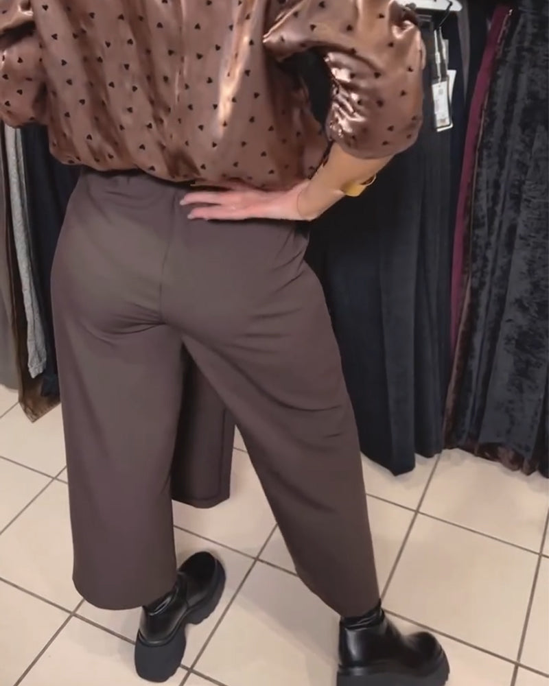 Spódnicospodnie Stylowy Design Z Zamkiem Casual