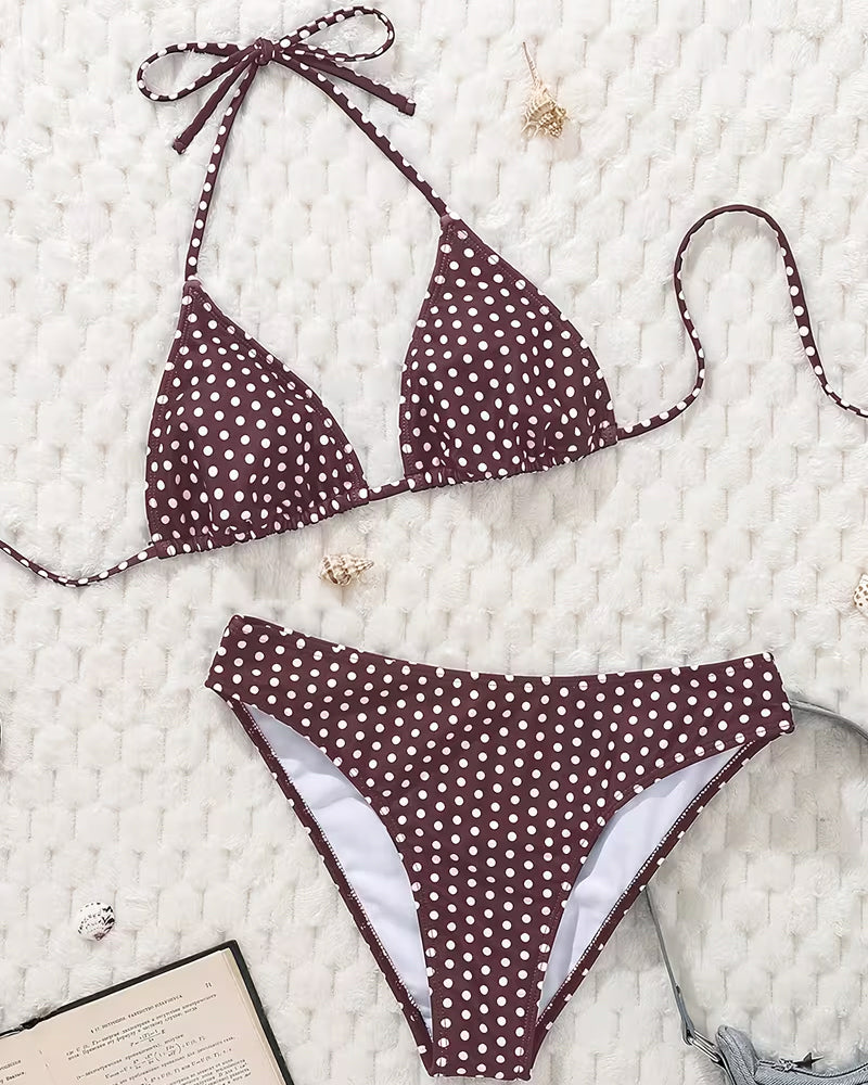 Bikini Paski Groszki