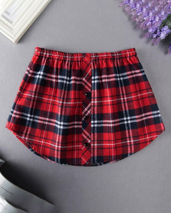 Pas przedłużający w stylu koszuli