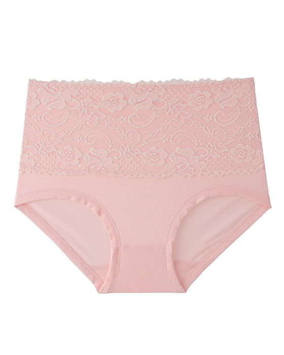 Koronkowe majtki z damskie wysokim stanem