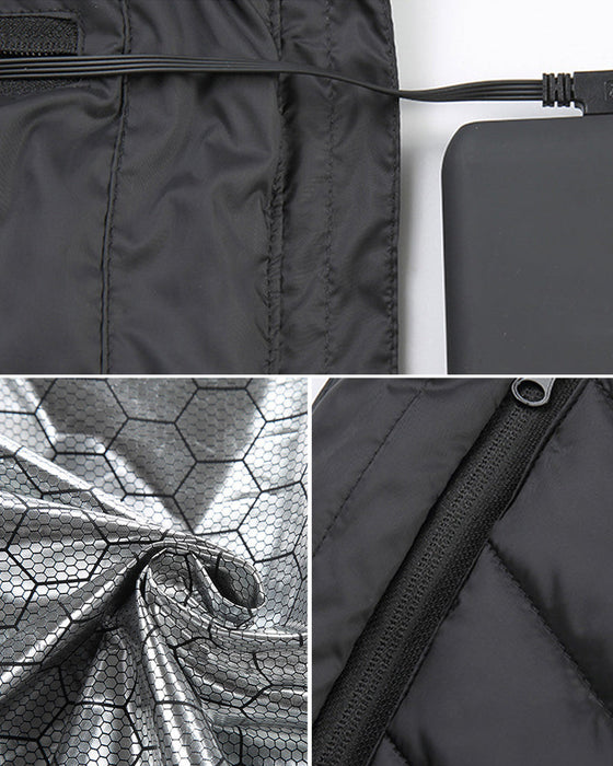 Kamizelka termostatyczna z ogrzewaniem elektrycznym ze stójką