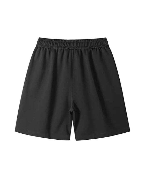 Spodenki Casual Proste Nogawki Ściągacz Bermudy