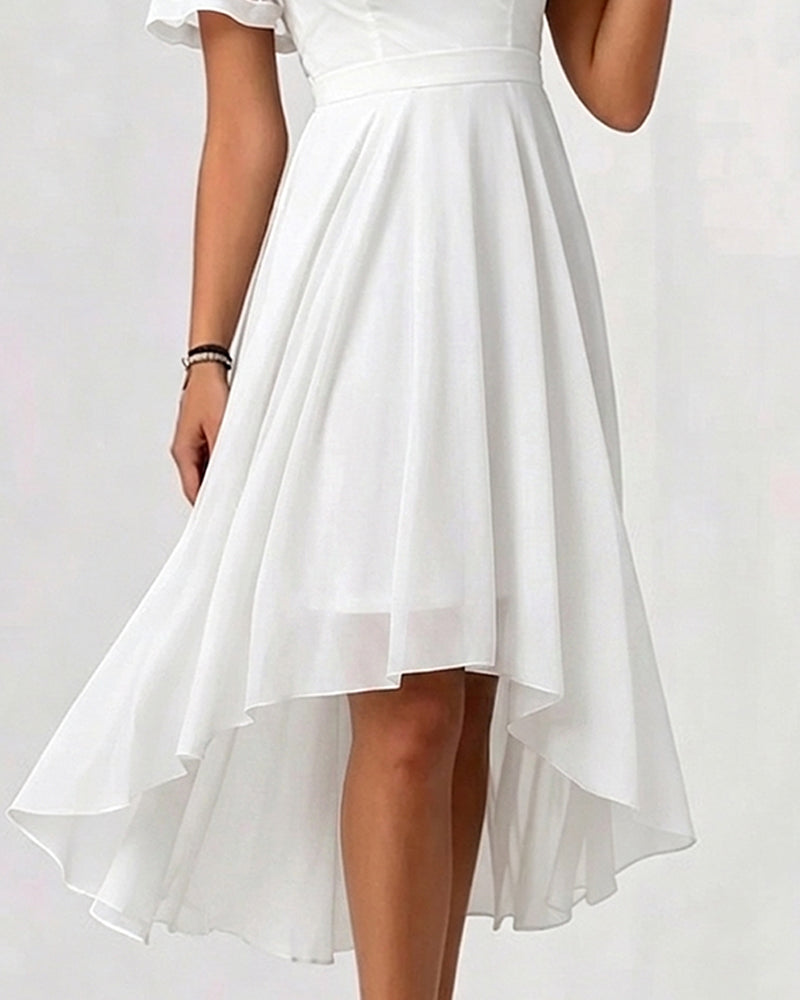 Sukienka Mesh Patchwork Nieregularny