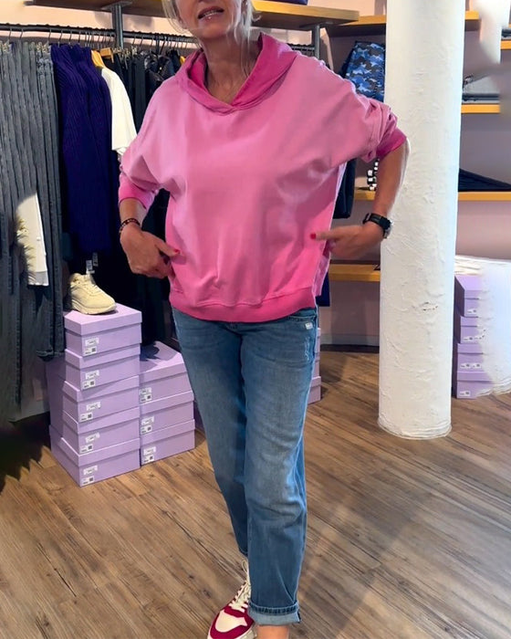 Bluza z kapturem w gradientowych kolorach