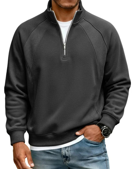 Bluza Half Zip Stójka