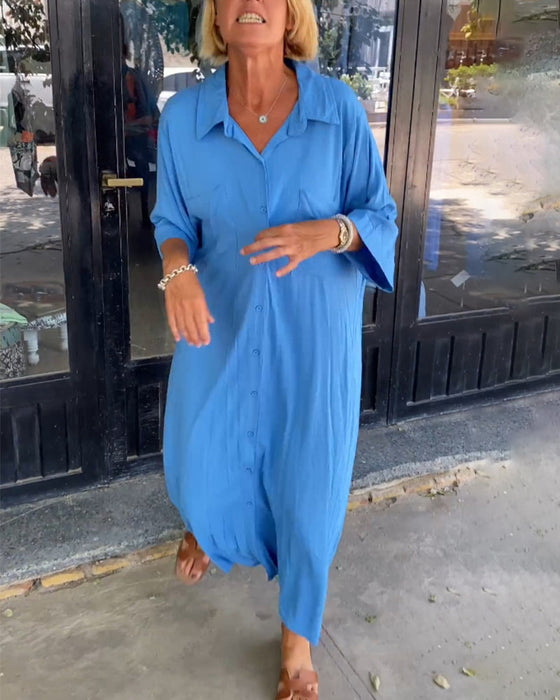 Sukienka z rozcięciami i klapami