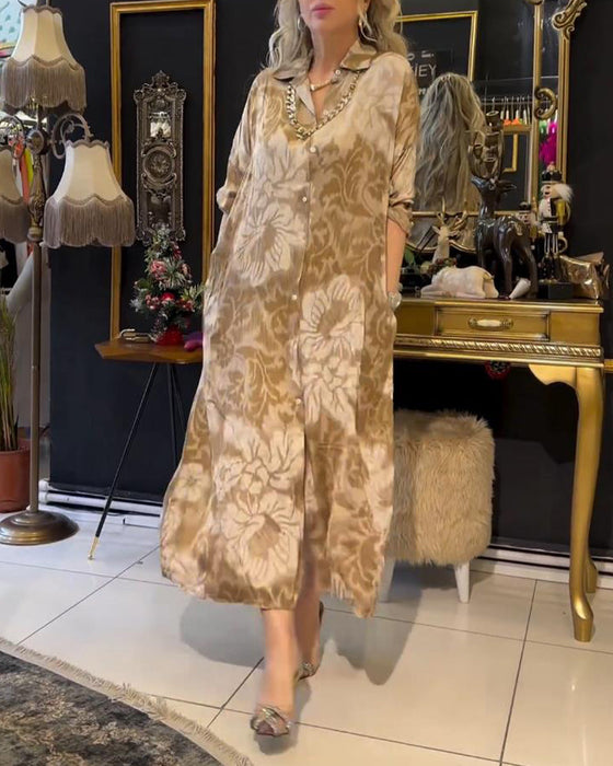 Sukienka z guzikami w stylu vintage