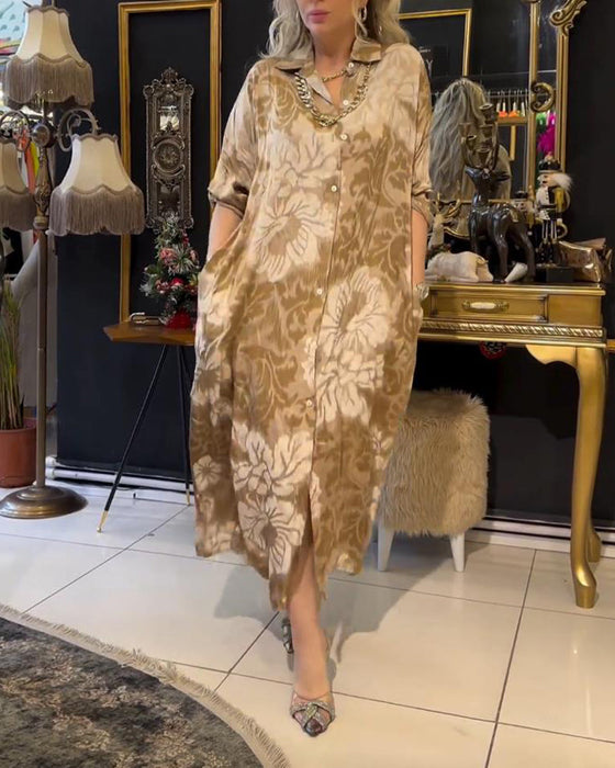 Sukienka z guzikami w stylu vintage