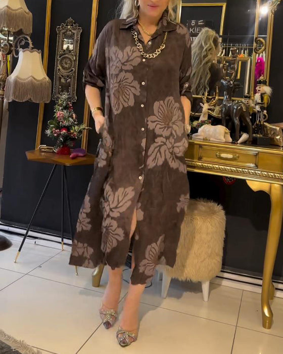 Sukienka z guzikami w stylu vintage