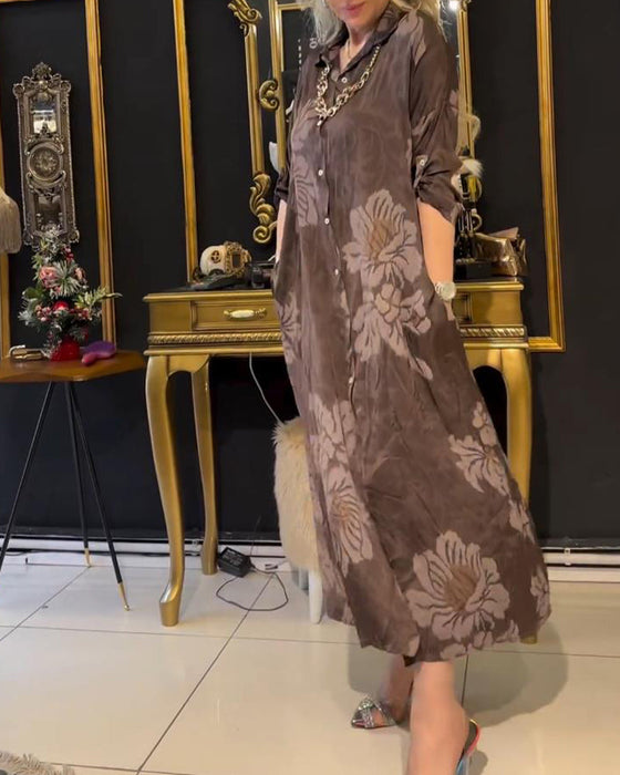 Sukienka z guzikami w stylu vintage