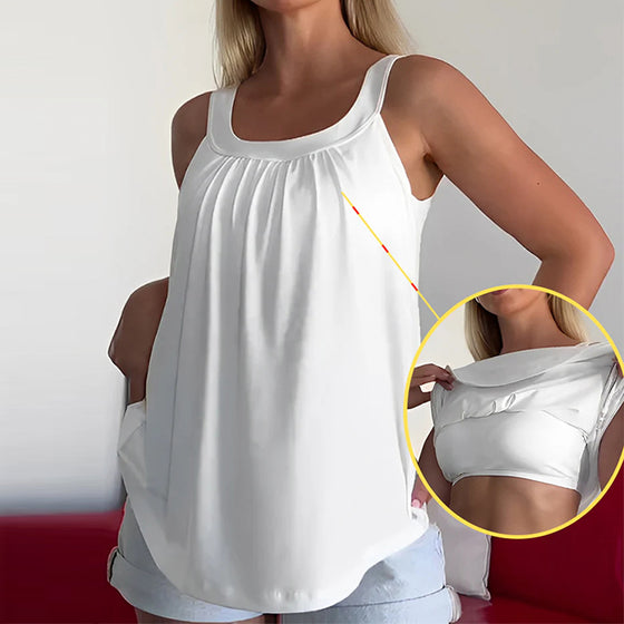 Top Bez Ramiączek Plisowany Jednokolorowy