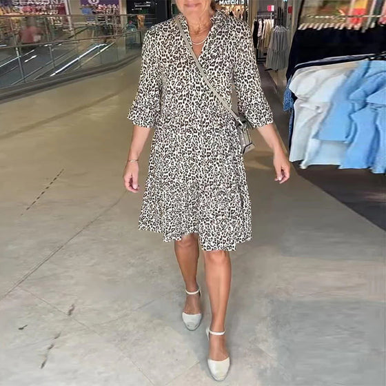 Suknia Print Leopard