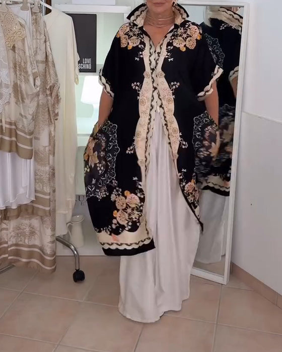 Sukienka Koszulowa Z Wzorem Boho Na Wakacje