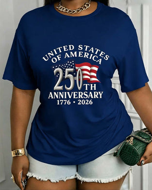 T-Shirt Pamiątkowy Drukowany Krótki Rękaw