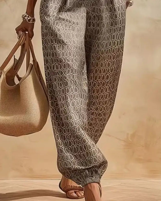 Zestaw Geometryczny Halter Jogger