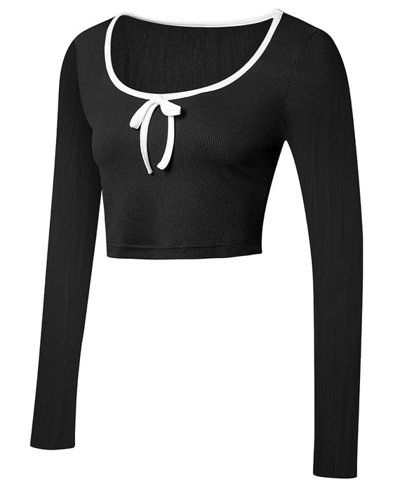 Bluzka Z Długim Rękawem Slim Fit