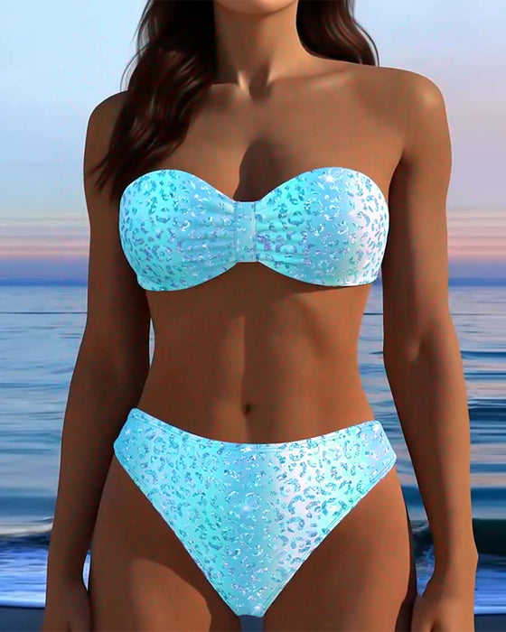 Bikini W Panterkę Bandeau