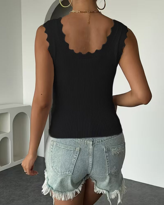 Tank Top Kołnierzyk U