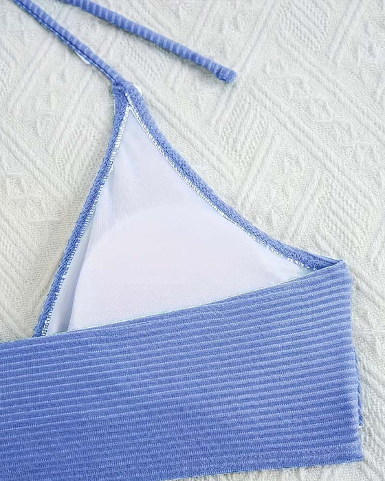Bikini Halter Wysoki Stan