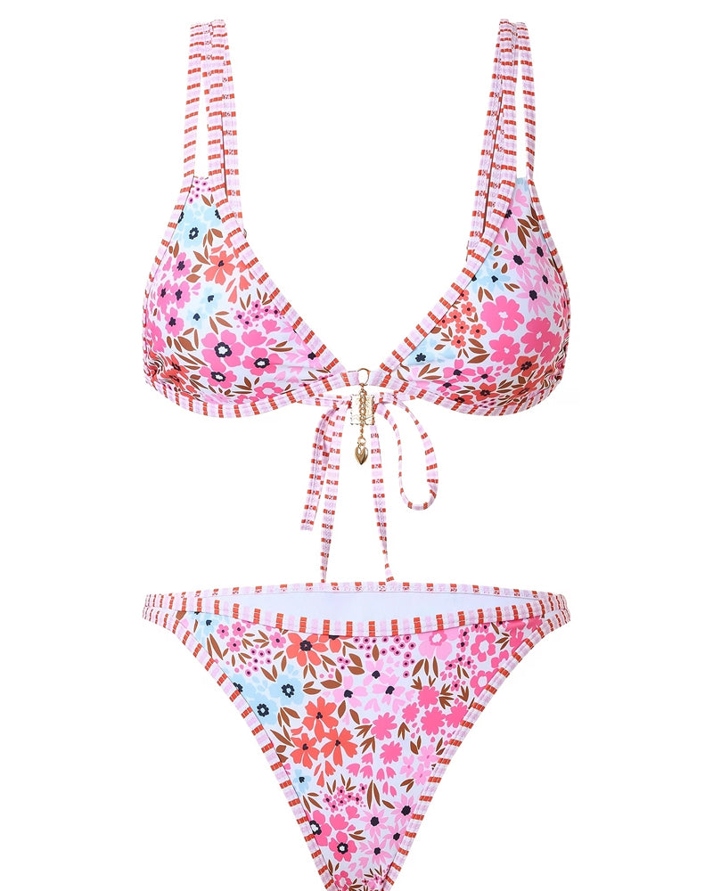 Bikini Seksowny Kwiatowy