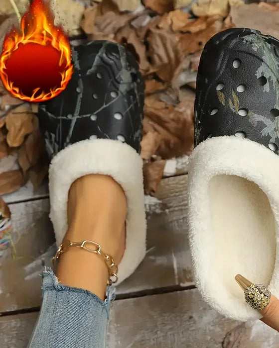 Kapcie stylowy wzór antypoślizgowe