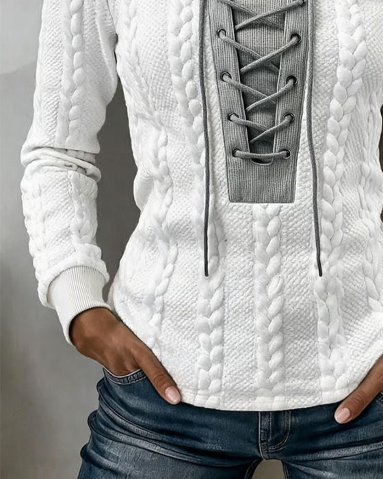 Top Stylowy Dopasowany Swobodny