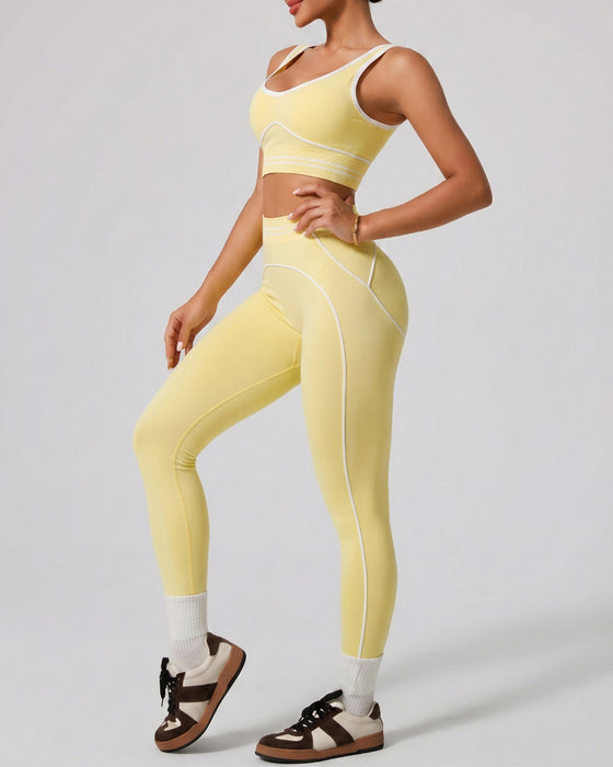 Set Sport Tank Wysoki Stan Joga