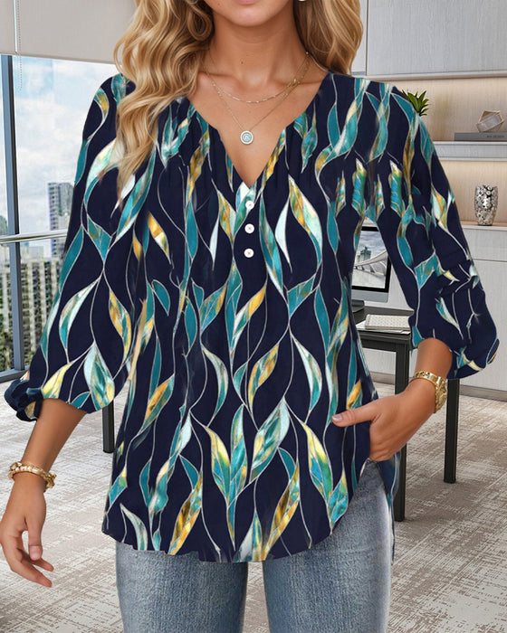 Bluzka Casual V-Decolte