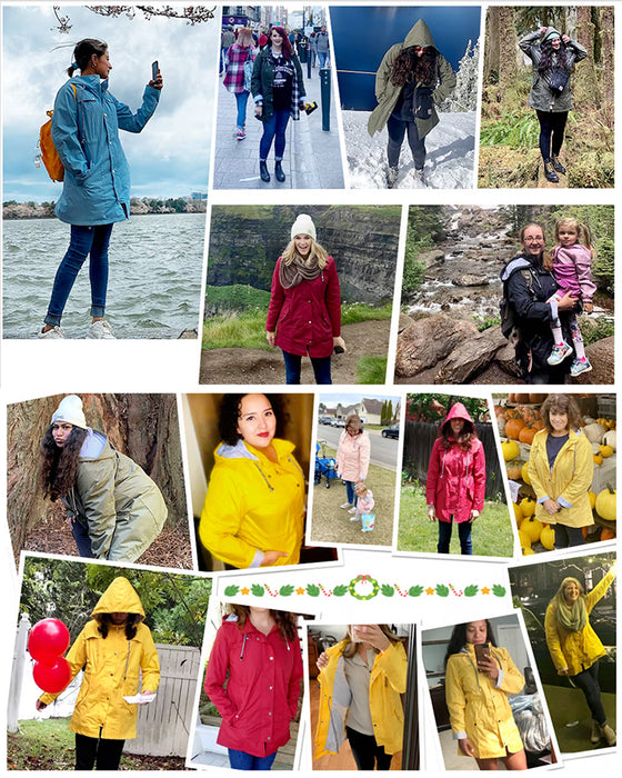 Kaptur Dla Kobiet Z Cechami Odporności Na Wodę I Wiatr