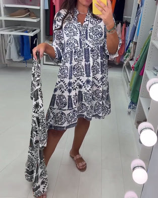 Sukienka Fashion Street print