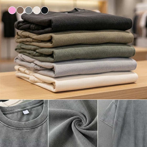 T-Shirt Męski Vintage Luźny