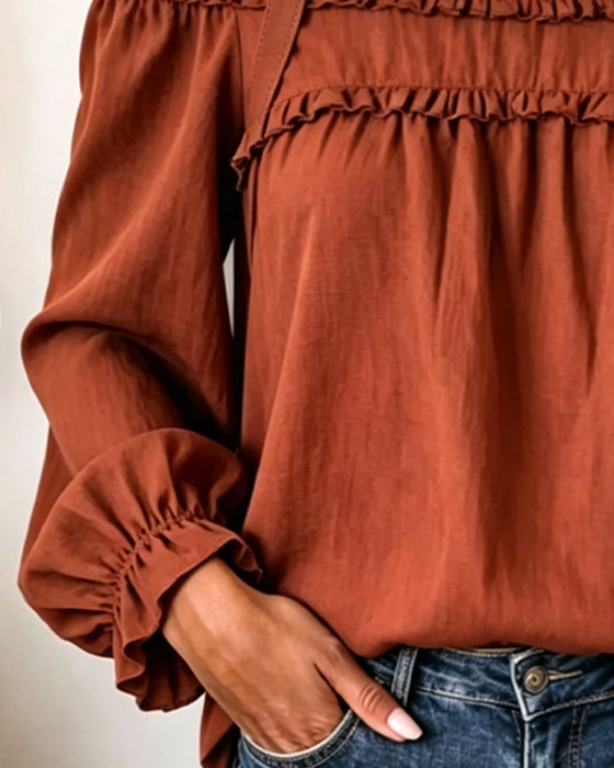Bluzy Off-Shoulder Spaghetti Ramiączko Puff Rękaw