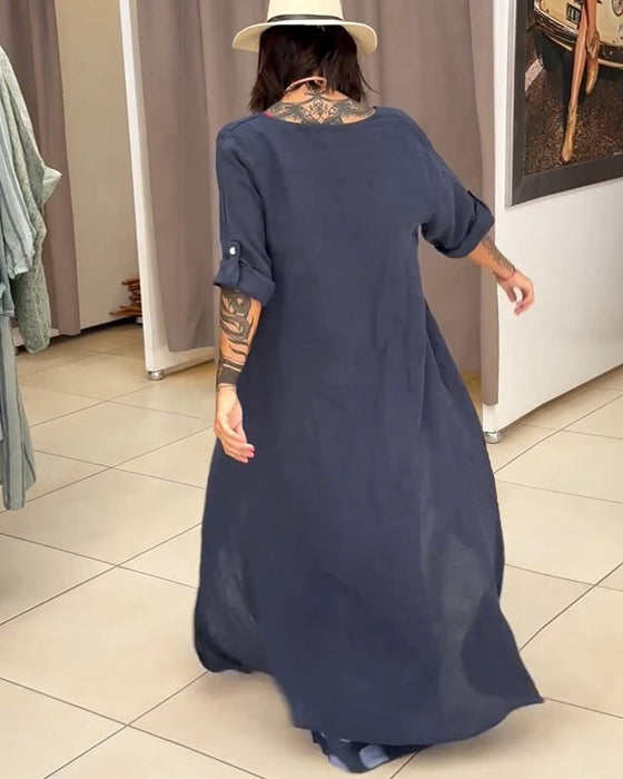 Damski garnitur o swobodnym, luźnym temperamencie