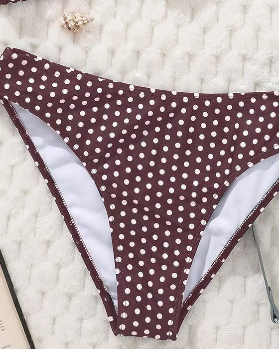 Bikini Paski Groszki