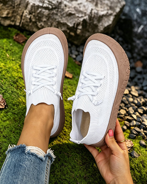 Płaski Chodzić Sneakers Komfort
