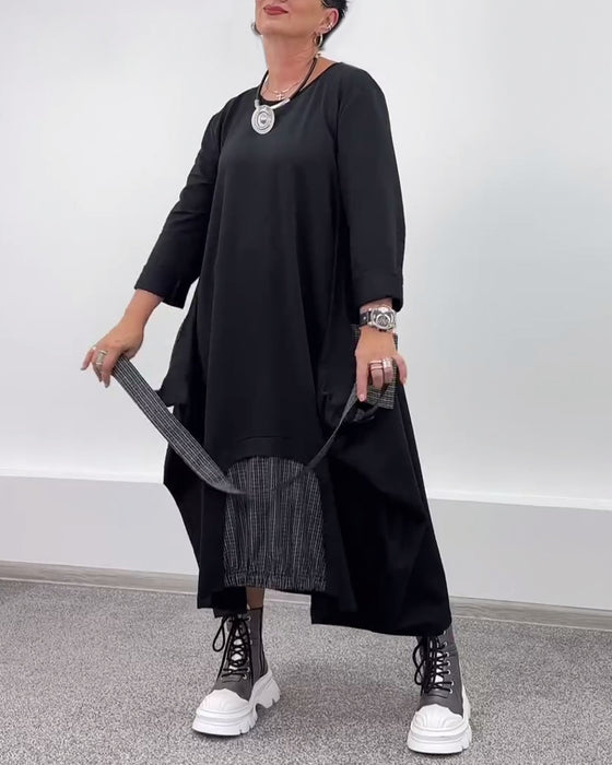 Sukienka casualowa, luźna, z dekoltem halter