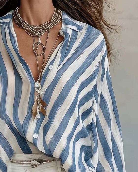 Bluza Akwarela Pasek Luźny