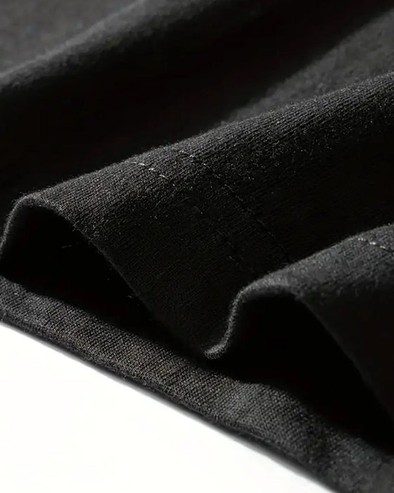 T-Shirt Okrągły Dekolt Przód I Tył Druk Unisex