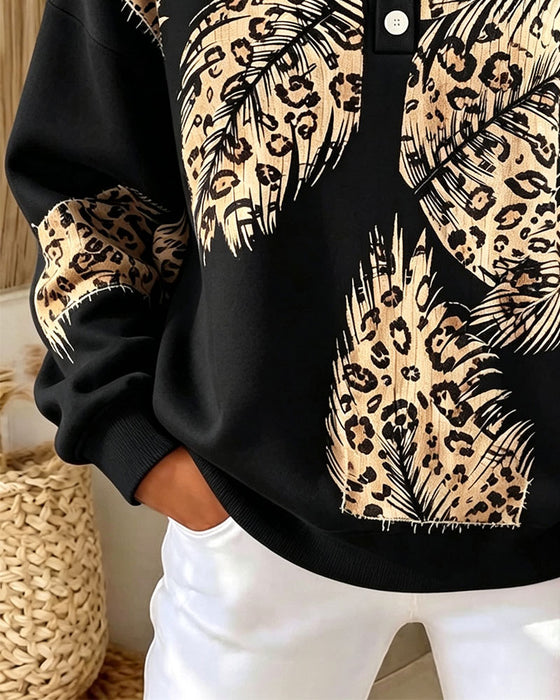 Bluza Lampart Pióro Druk