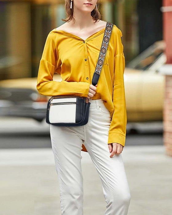 Wielofunkcyjna torba na ramię z zamkiem błyskawicznym